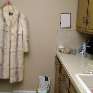 Long rabbit coat! 1980,s